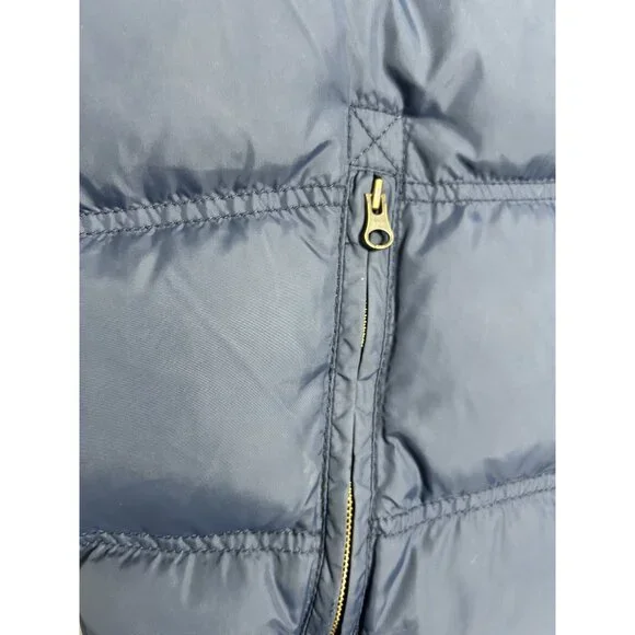 Men’s Jack Wills Gilet Body Warmer Quilted With Hooded Large Navy Blue - Picture 8 of 13